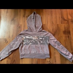 VS Pink Cropped Hoodie